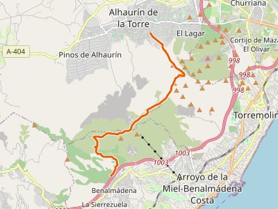 GR-249. Etapa 34. Benalmádena-Alhaurín de la Torre