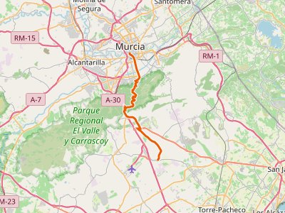 GR-250. Etapa 02. Los Martínez del Puerto-Murcia