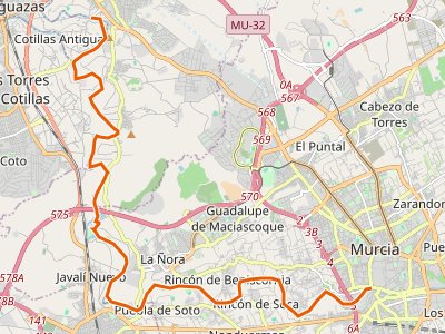 GR-250. Etapa 03. Murcia-Alguazas