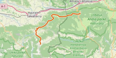 GR-282. Etapa 13. San Vicente de Arana (Álava)-Urbasa (Navarra)