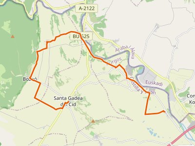 GR-291. Etapa 02. Santa Gadea del Cid-Suzana