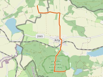 PR-1020 - [M] Nouze - Krtské skály (rozc.)