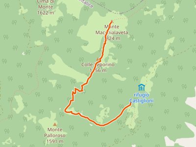 CAI-422 - Cantalice gli osti bivio sentiero 423 - Monte Macchialaveta