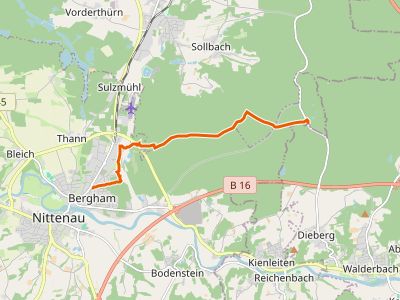 PR-25B - Goldsteig Zuweg Nr.25B Nittenau → Waldhaus Einsiedl