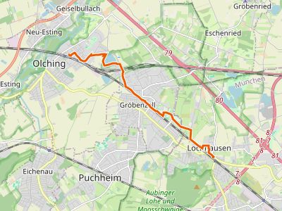 PR - IVV Rundweitwanderweg München Fünf-Seen-Land Etappe 1 Olching-Lochhausen