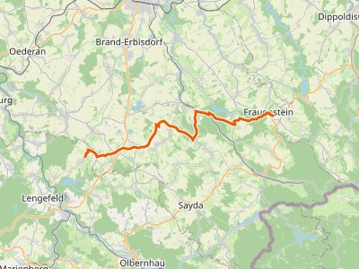 GR-GG - Fernwanderweg Görlitz – Greiz (Teil Frauenstein – Lippersdorf)