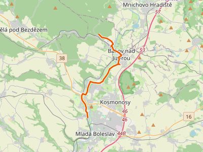 GR-0020 - [Č] Sojovice - Mladá Boleslav - Podkost, Hrad Kost