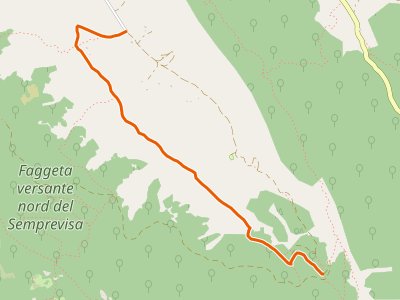 CAI-708A - Pian della Faggeta - Percorso 708