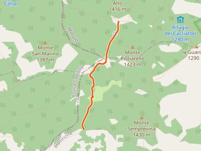 CAI-717 - Sella M. Malaina (Percorso 718) - Percorso 720