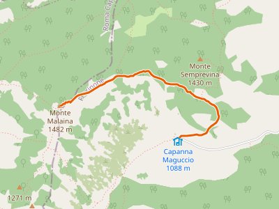 CAI-718 - Pian della Croce -Monte Malaina