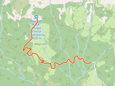 CAI-2A - Saltner Saege - Rifugio Chiusa