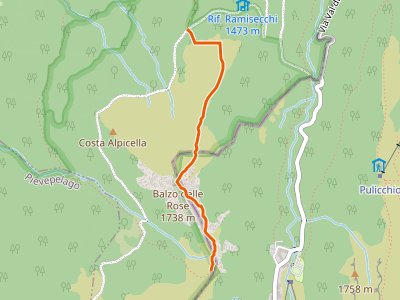 CAI-515A - Via Ducale - Percorso 515