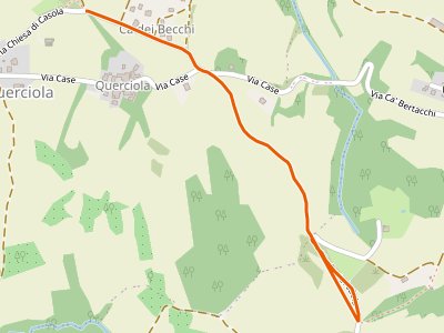 CAI-616A - Salsa di Casola - Percorso 616