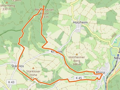 PR-Freizeit Erlebnis Haunetal - Kuppenpfad - Kurzvariante