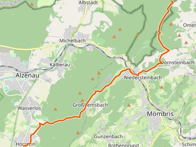 PR - Gebietswanderweg Roter Doppelbalken Hörstein = Geiselbach