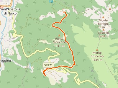 CAI-535 - Caso - Intersezione percorso 542