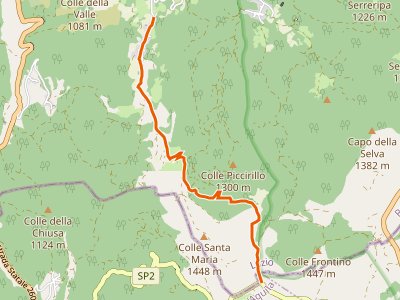 CAI-380 - Nommisci - ponticello SP 2 Campotosto
