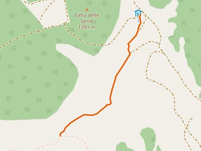 CAI-359A - innesto su Sentiero 359 - Rifugio le Serre