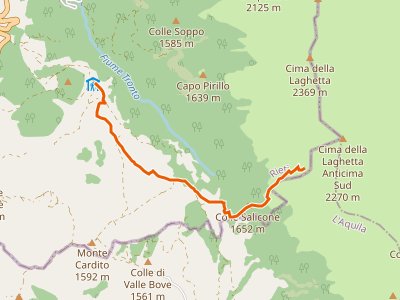 CAI-360 - Rifugio le Serre - Sorgente del Tronto