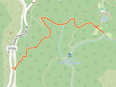 CAI-510 - SP58a altezza Casale delle Ginestre - Innesto su sentiero 509
