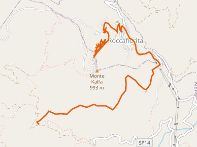 CAI-182A - Madonna della catena Roccafiorita monte Kalfa