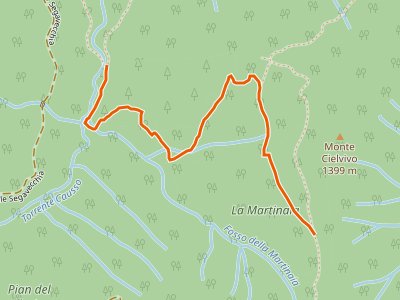 CAI-113A - Pian della Zucca (percorso 113) - Monte Cielvivo (percorso 111)