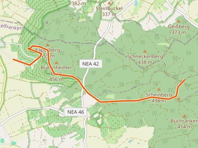 PR - Kunigundenweg Aub - Bamberg