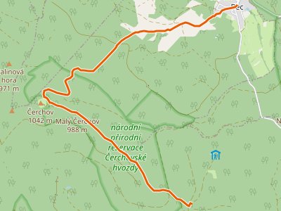 PR-1412 - [M] Česká studánka - Pec pod Čerchovem