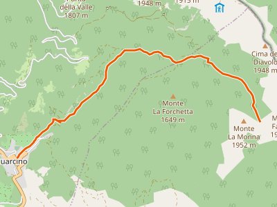 CAI-605 - Guarcino Capo Cosa - Monte la Monna