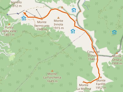 CAI-601 - Campocatino - Monte la Monna