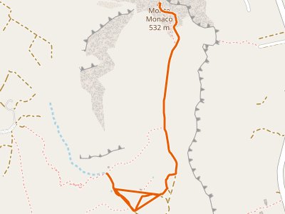 CAI-609A - Sentiero di Monte Monaco