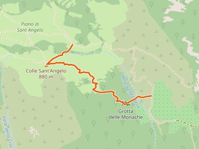 CAI-623A - Valle della Difesa - Grotta delle Monache - Colle San Angelo