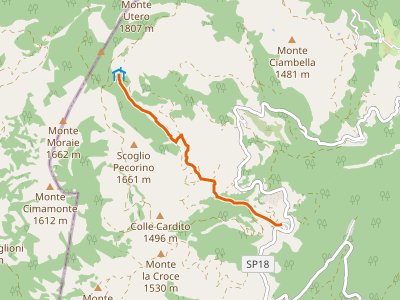 CAI-390 - Terracino - Rifugio Tosti