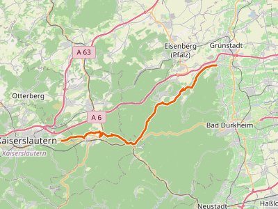 PR - Pfälzerwald Grün-Roter Balken