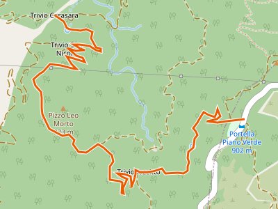 CAI-131A - Variante Saponara Sentiero Italia (Via Piano Verde)
