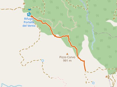 CAI-132C - Variante Rometta SI (Via Pizzo Corvo)