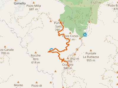 CAI-132B - Variante Rometta SI (Via Rifugio Girasì)