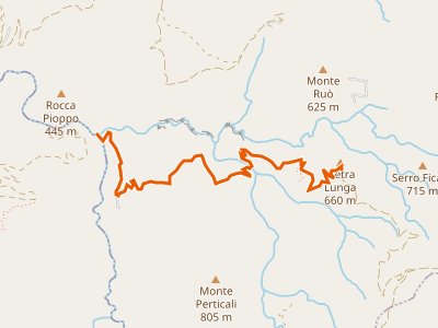 CAI-133A - Pellegrino SI (Via Ghiuppo)