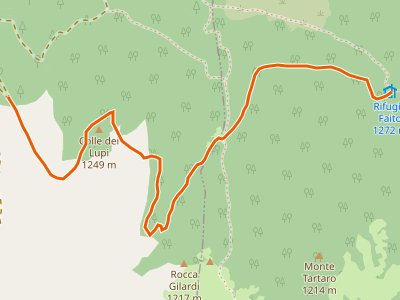 CAI-620A - Colle dei Lupi - Rifugio Faito