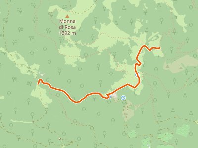 CAI-622A - San Silvestro - Intersezione Percorso 624B - Sentiero delle Grotte