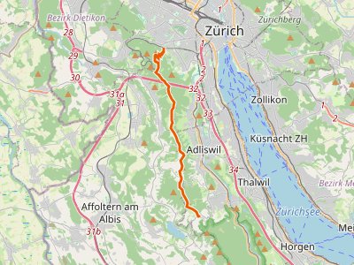 PR-47 - Zürich-Zugerland-Panoramaweg - Etappe 1