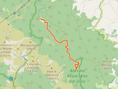 CAI-611A - Pian Vallese - Percorso 681