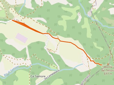 CAI-570A - Percorso 570 (Monte del Tesoro) - Percorso 507