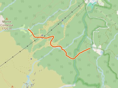 CAI-617A - Pian Vallese - Percorso 617