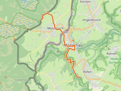 GR 56 - GR 56 Sentiers de l'Est de la Belgique  Parcours principal  Sentier des Frontières