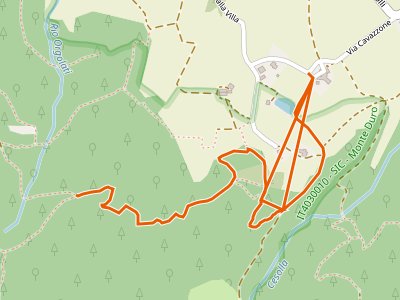 CAI-622B - Cavazzone - Percorso 622A