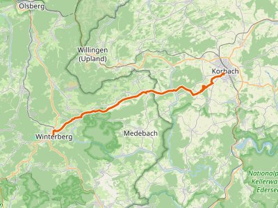 GR-JW - Jakobs-Pilgerweg Heidenstraße (Teilstück Leipzig - Halle - Kassel - Korbach - Winterberg)