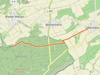 PR-R10 - Offenheim - R1 Teufelswiese