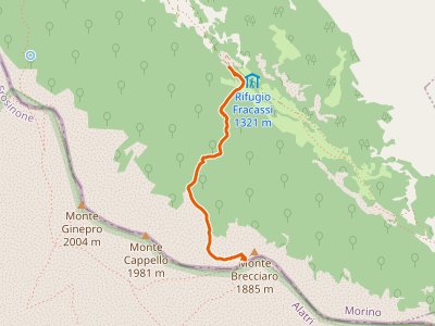 CAI-421B - Vollene del Rio - Fosse Fracasse - Sella del Brecciaro