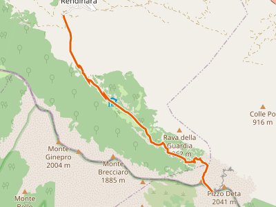 CAI-421 - Rendinara - Vallone del Rio - Sella di Peschiomacello